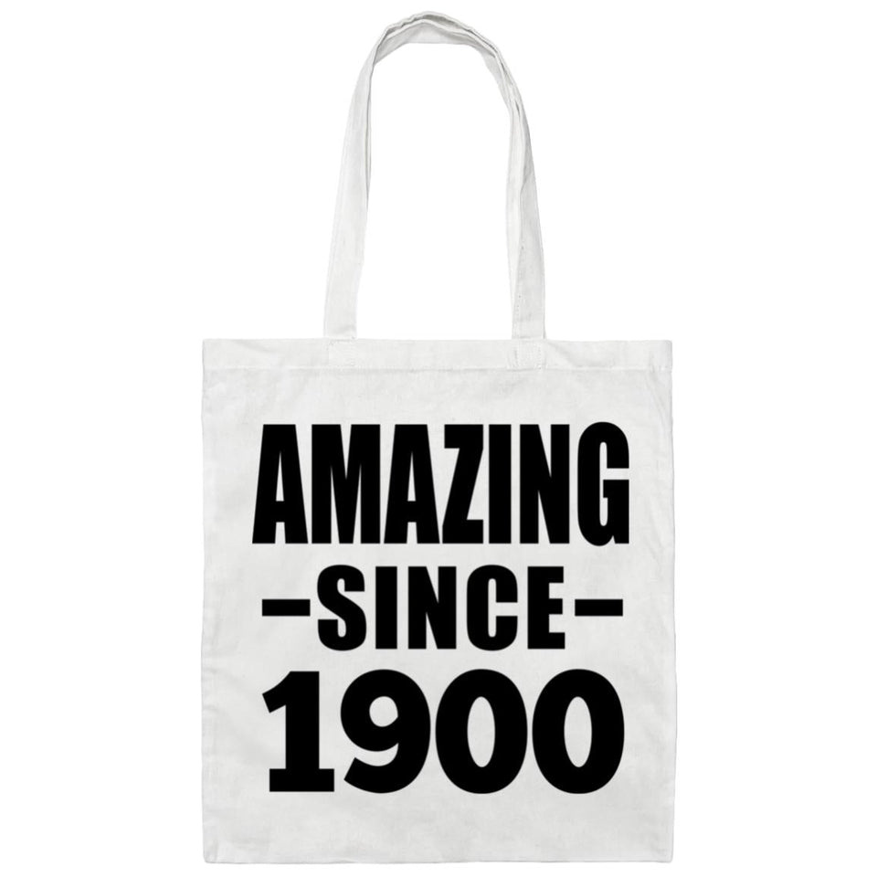 124th Birthday Amazing Since 1900 - Tote Bag White