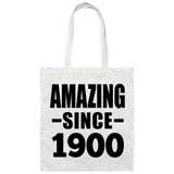 124th Birthday Amazing Since 1900 - Tote Bag White