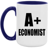 A+ Economist - 15oz Accent Mug Purple