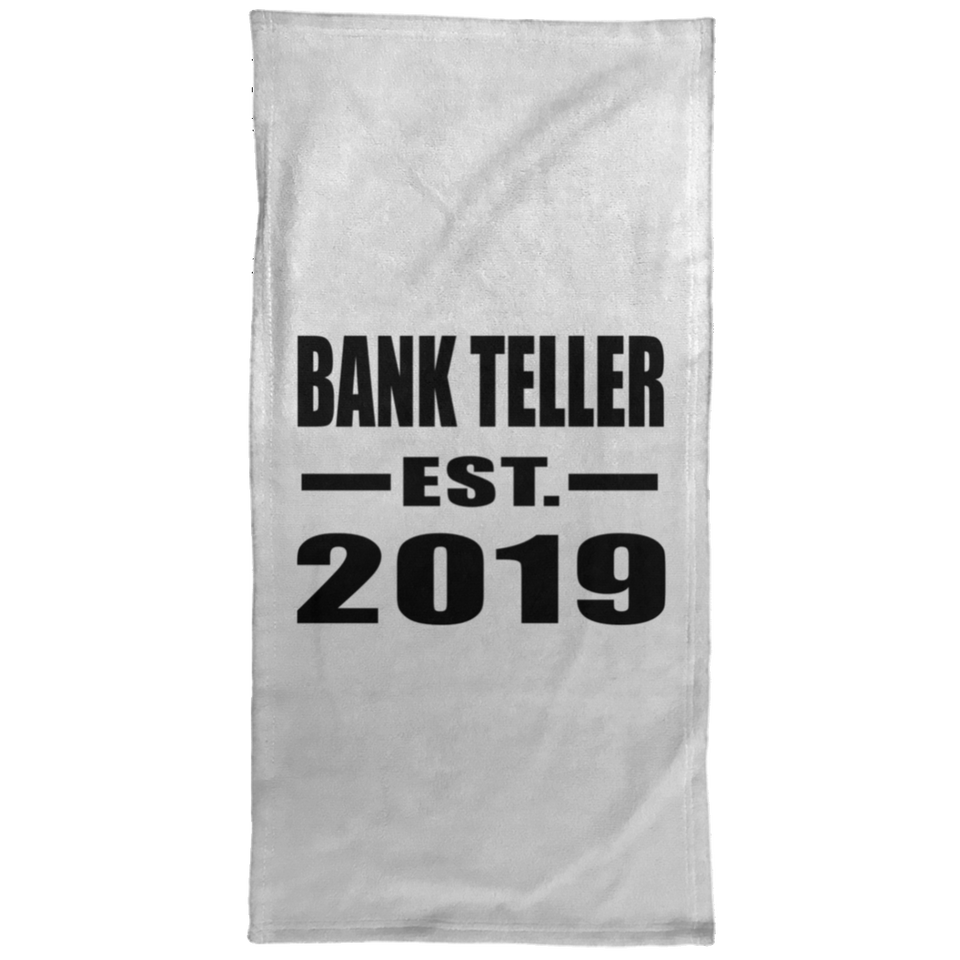 Bank Teller Established EST. 2019 - Hand Towel