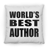 World's Best Author - Throw Pillow