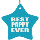 Best Pappy Ever - Star Ornament