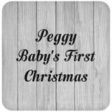 Peggy Baby's First Christmas - Drink Coaster F