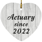 Actuary Since 2022 - Heart Ornament F