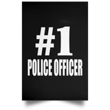 Number One #1 Police Officer - Poster Portrait