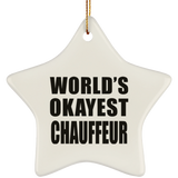 World's Okayest Chauffeur - Star Ornament