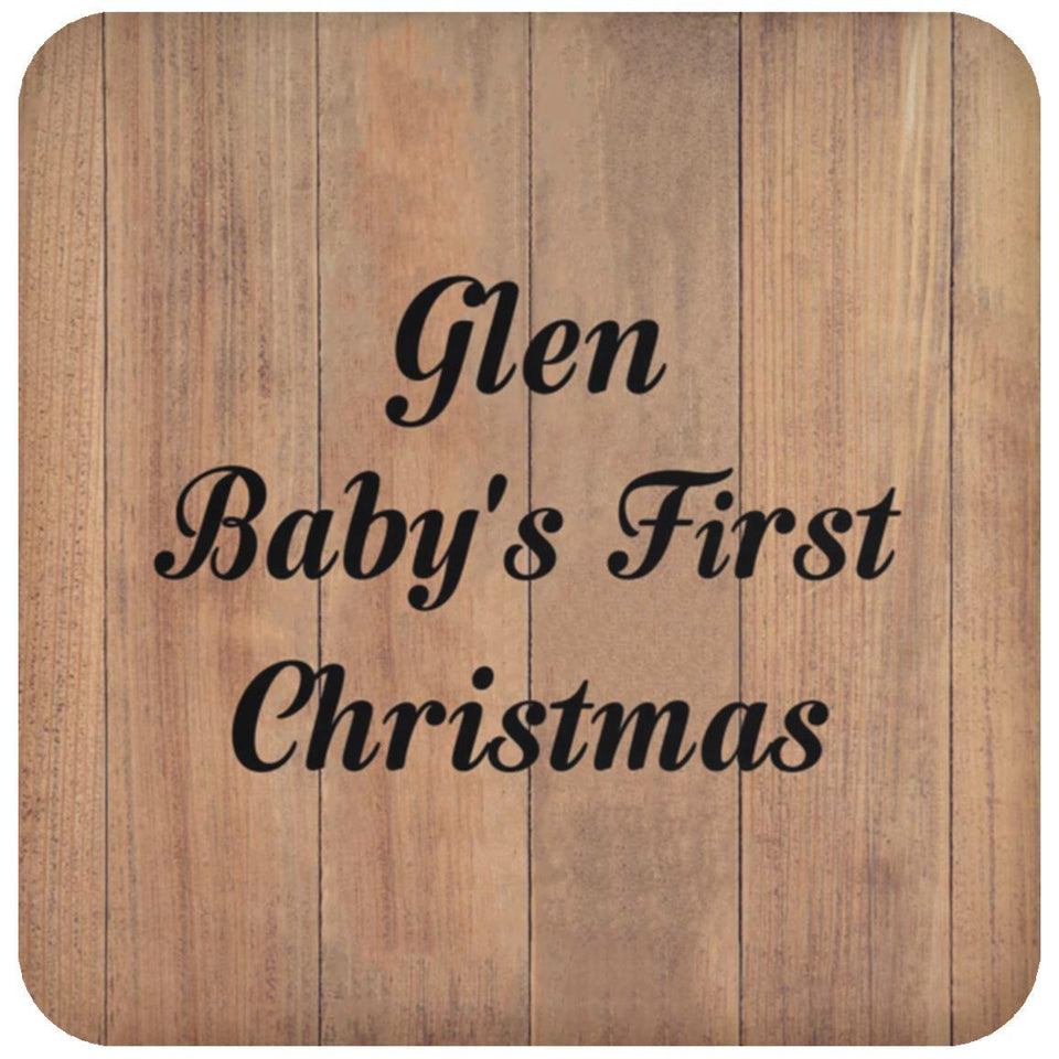 Glen Baby's First Christmas - Drink Coaster C
