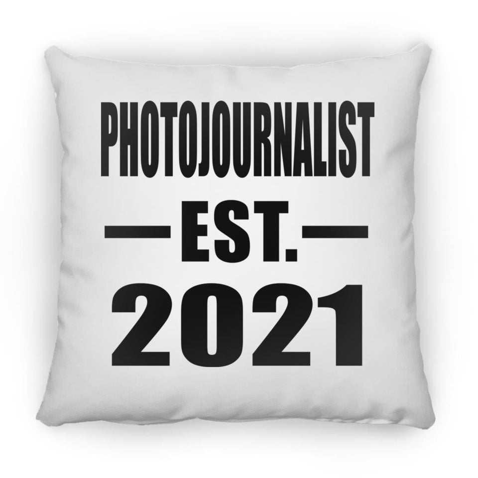 Photojournalist Established EST. 2021 - Throw Pillow