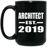 Architect Established EST. 2019 - 15oz Coffee Mug Black