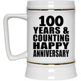 Happy 100th Anniversary 100 Years & Counting - Beer Stein