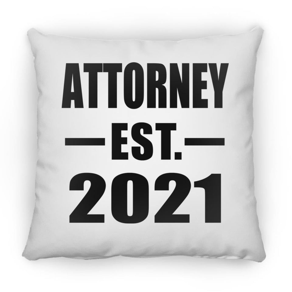 Attorney Established EST. 2021 - Throw Pillow