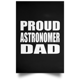 Proud Astronomer Dad - Poster Portrait