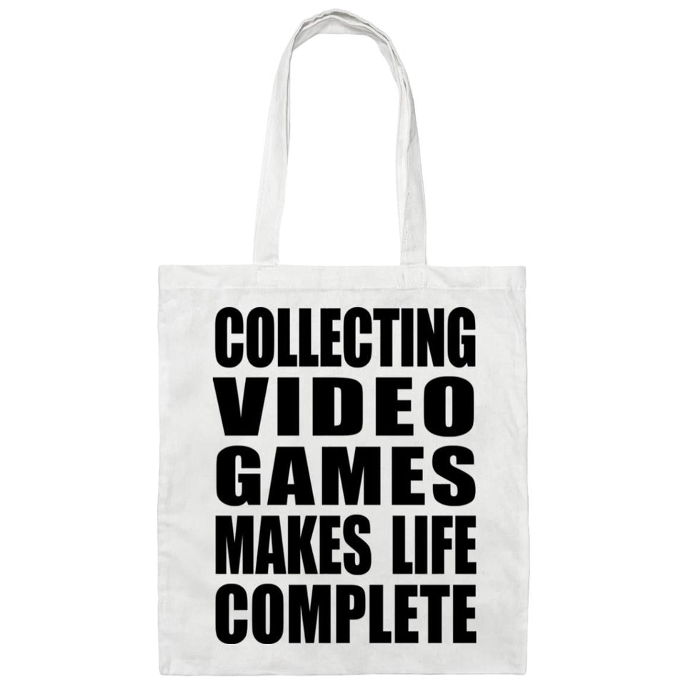 Collecting Video Games Makes Life Complete - Tote Bag White