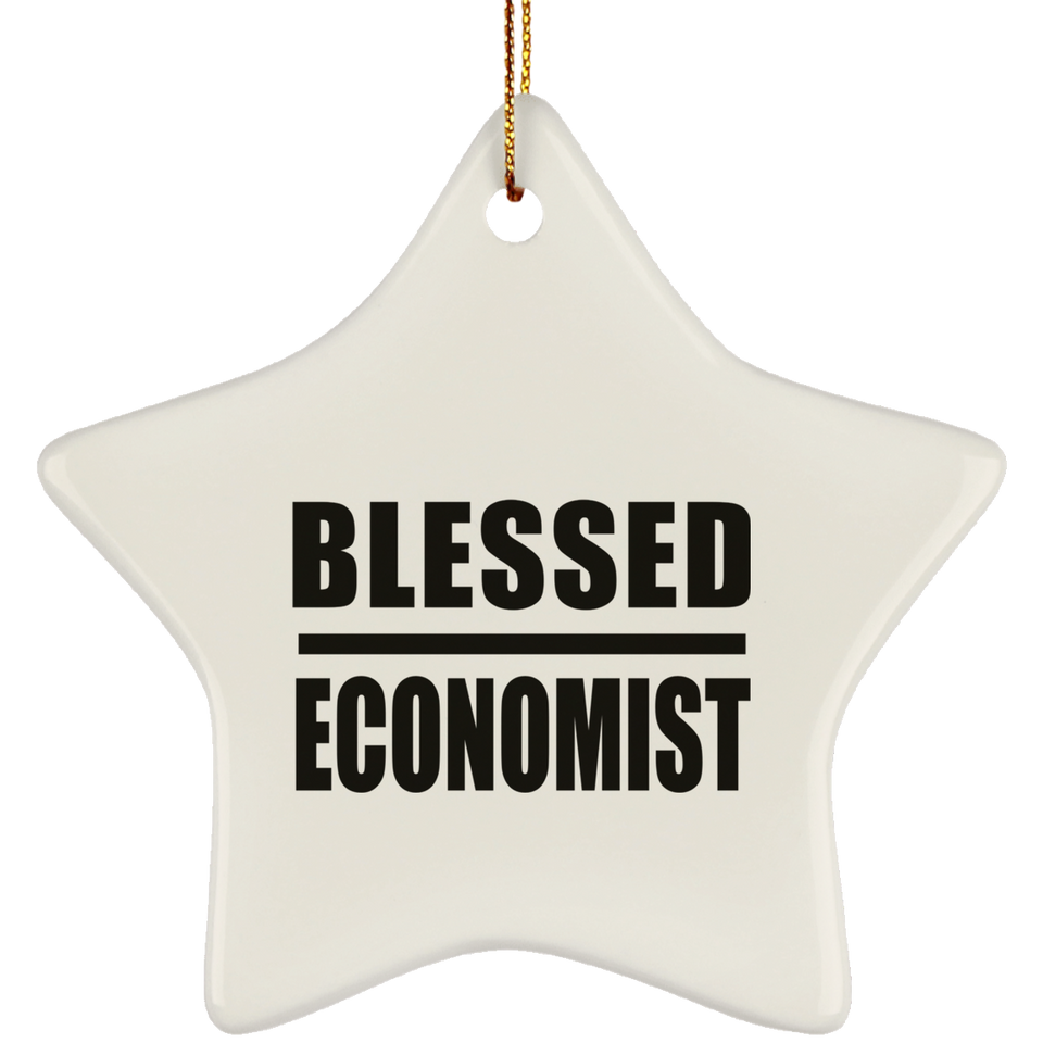 Blessed Economist - Star Ornament