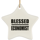 Blessed Economist - Star Ornament