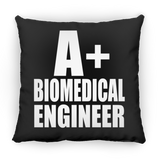 A+ Biomedical Engineer - Throw Pillow Black