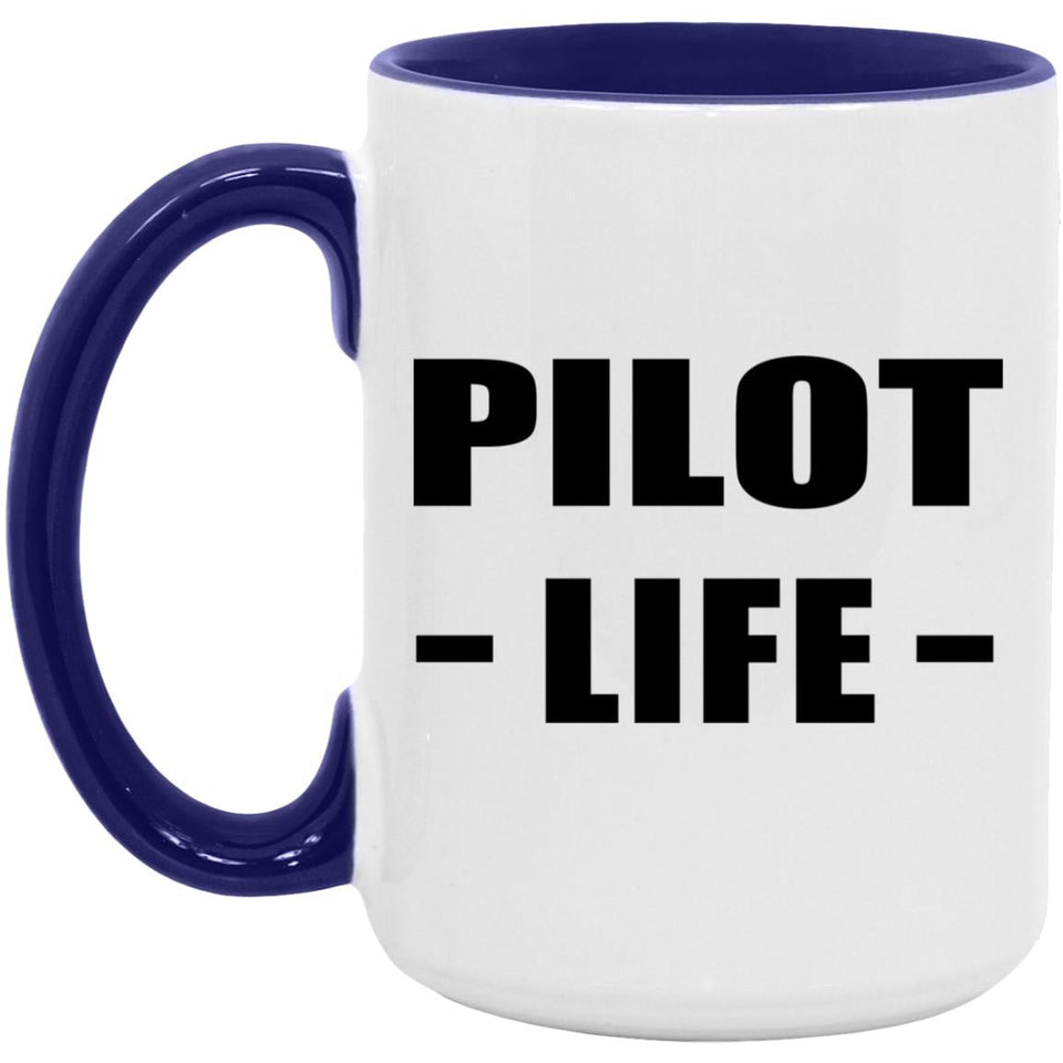 Pilot Life - 15oz Accent Mug Purple