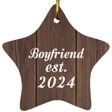 Boyfriend Established Est. 2024 - Star Ornament D