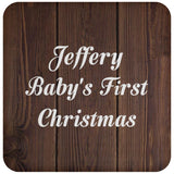 Jeffery Baby's First Christmas - Drink Coaster D