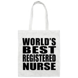 World's Best Registered Nurse - Tote Bag White
