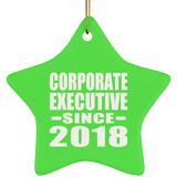 Corporate Executive Since 2018 - Star Ornament