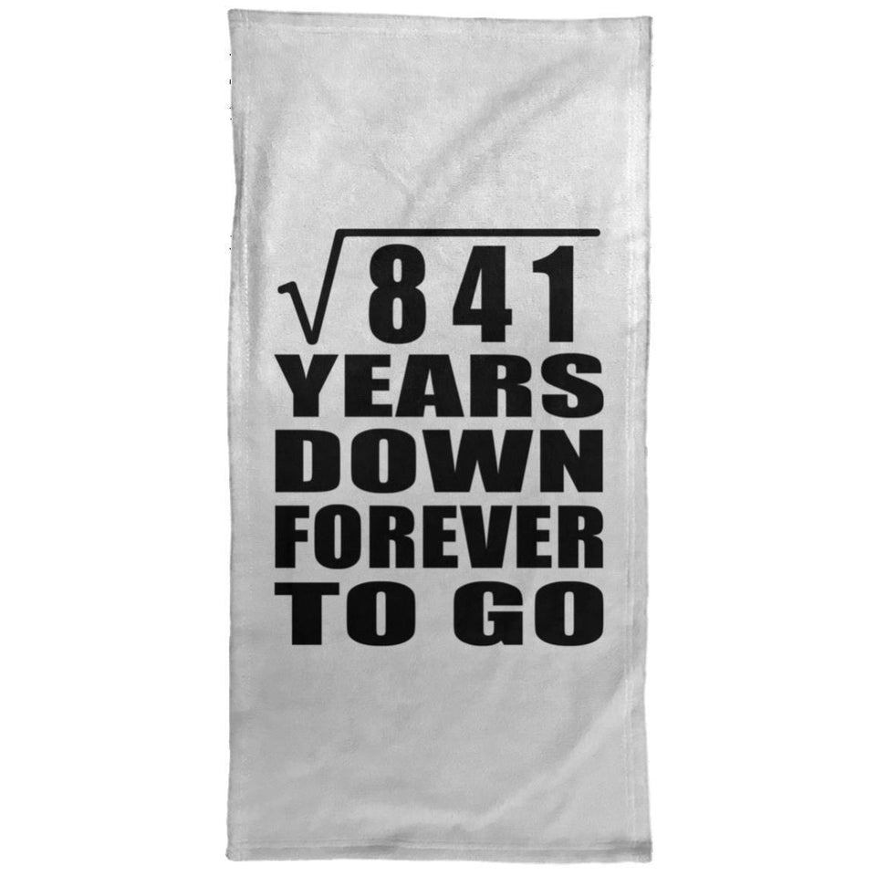 29th Anniversary Square Root of 841 Years Down Forever To Go - Hand Towel