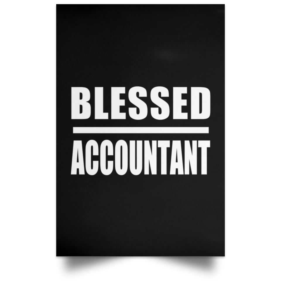 Blessed Accountant - Poster Portrait
