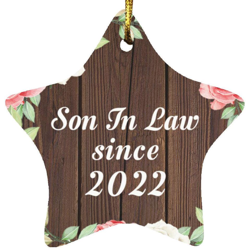 Son In Law Since 2022 - Star Ornament A
