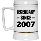 17th Birthday Legendary Since 2007 - Beer Stein