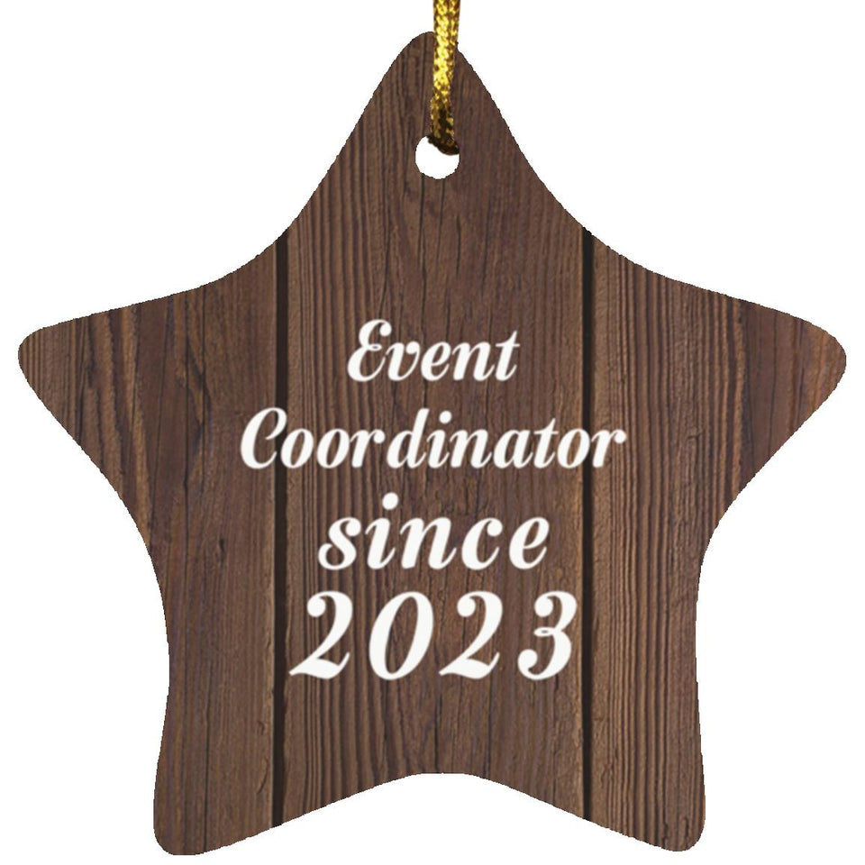 Event Coordinator Since 2023 - Star Ornament D