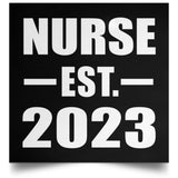 Nurse Established EST. 2023 - Poster Square
