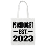 Psychologist Established EST. 2023 - Tote Bag White