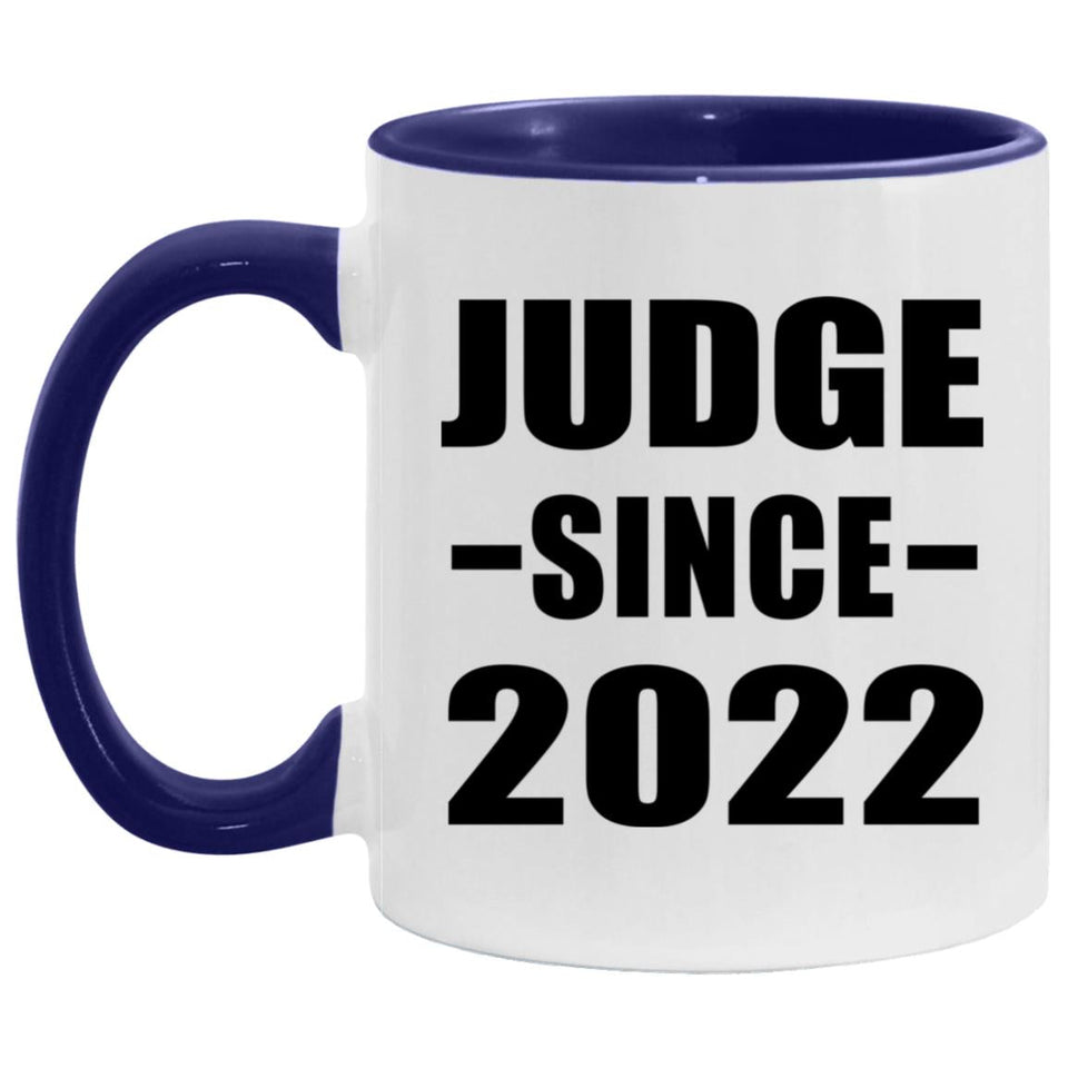 Judge Since 2022 - 11oz Accent Mug Purple