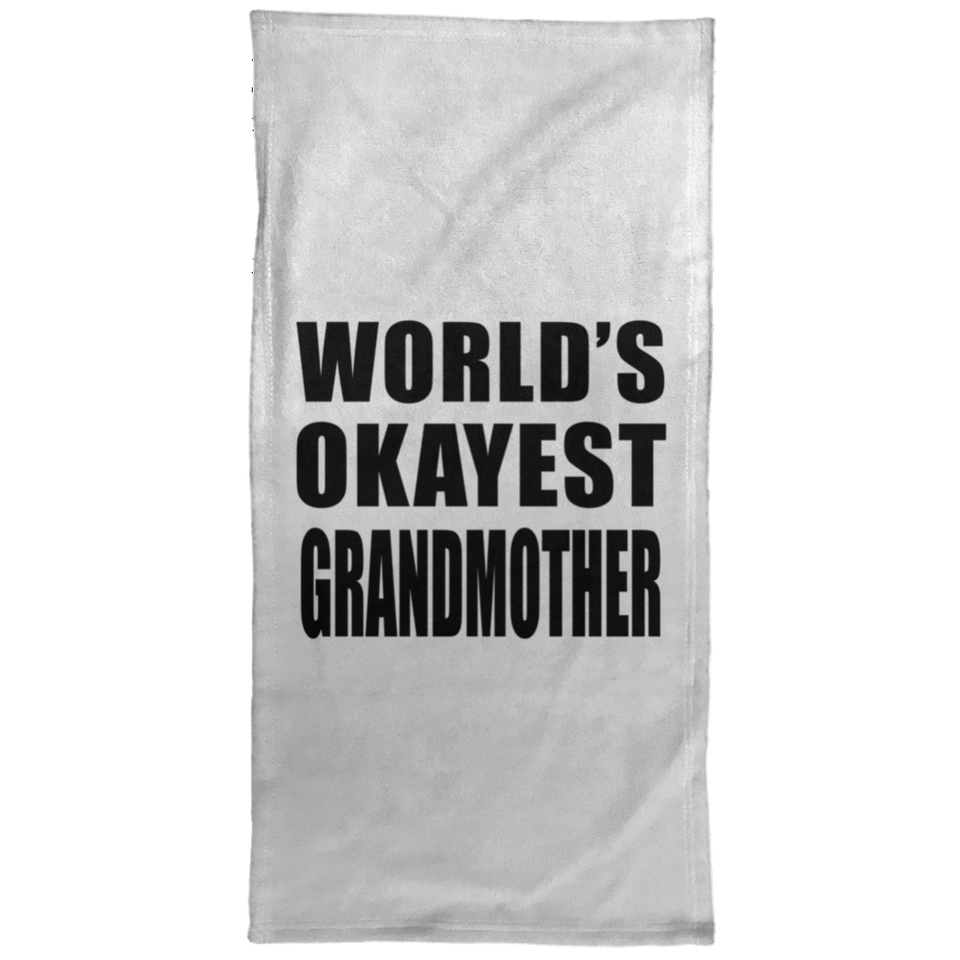 World's Okayest Grandmother - Hand Towel