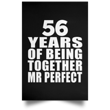 56th Anniversary 56 Years Of Being Mr Perfect - Poster Portrait