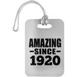 104th Birthday Amazing Since 1920 - Luggage Bag Tag