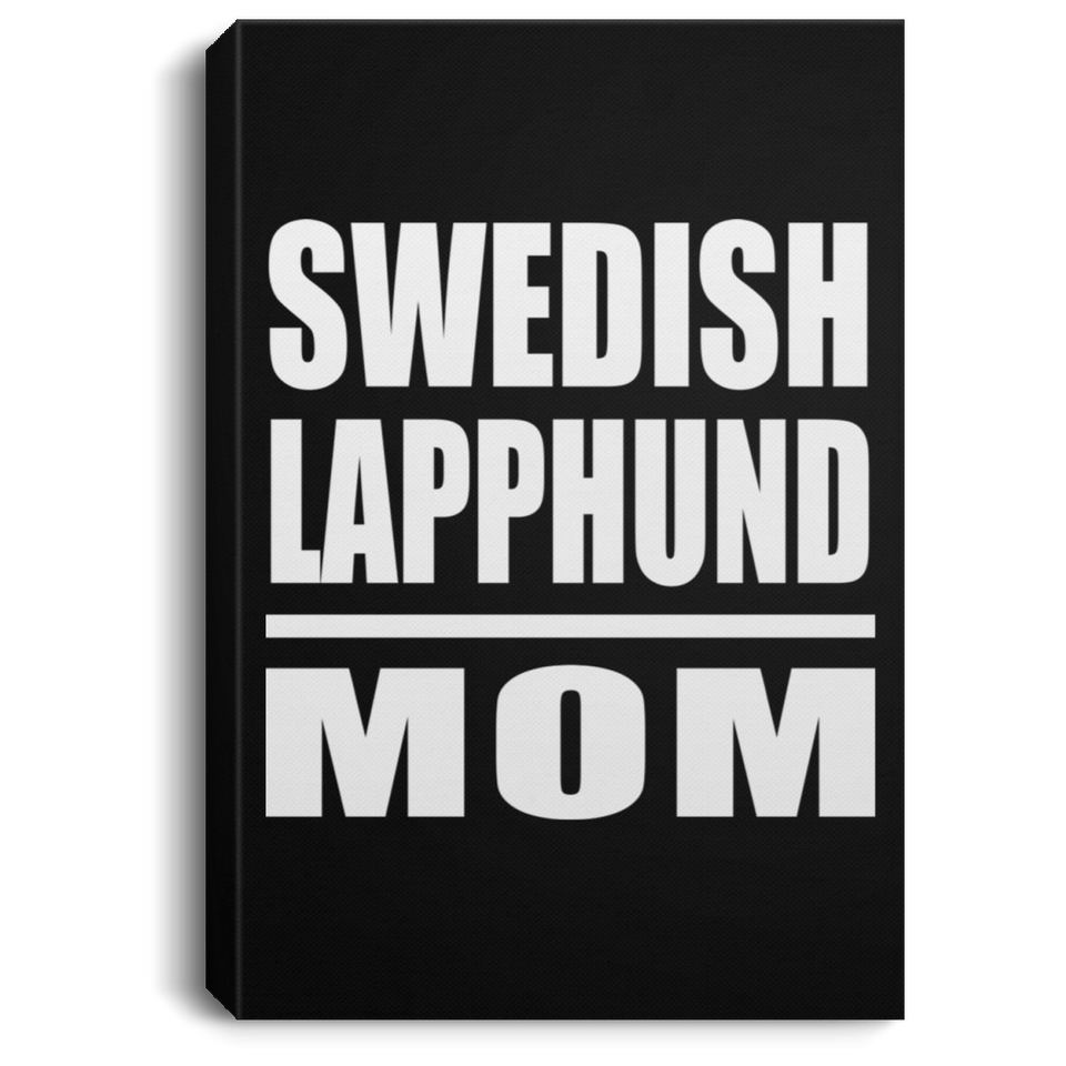 Swedish Lapphund Mom - Canvas Portrait