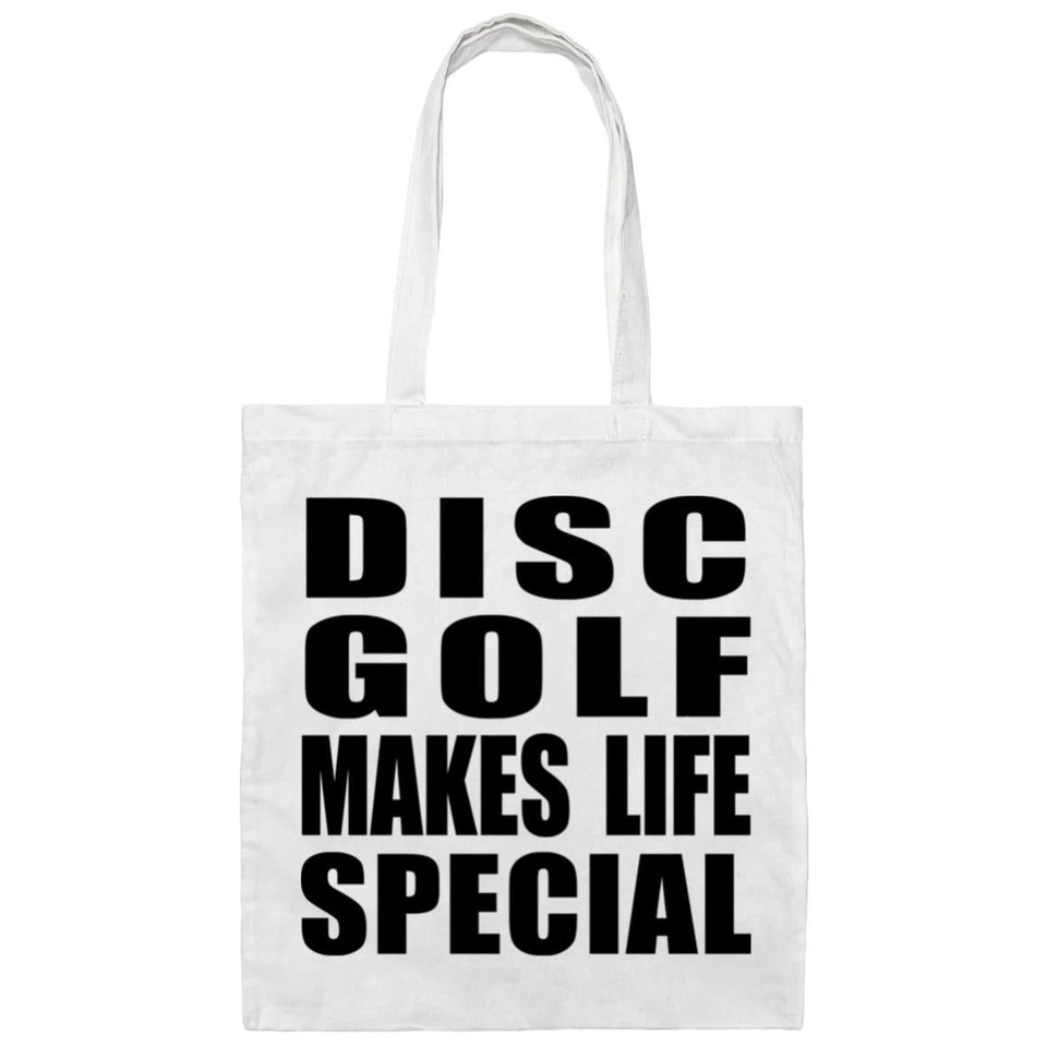 Disc Golf Makes Life Special - Tote Bag White
