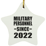 Military Personnel Since 2022 - Star Ornament