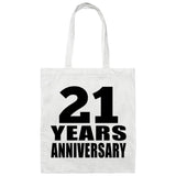 21st Anniversary 21 Years - Tote Bag White