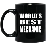 World's Best Mechanic - 11 Oz Coffee Mug Black