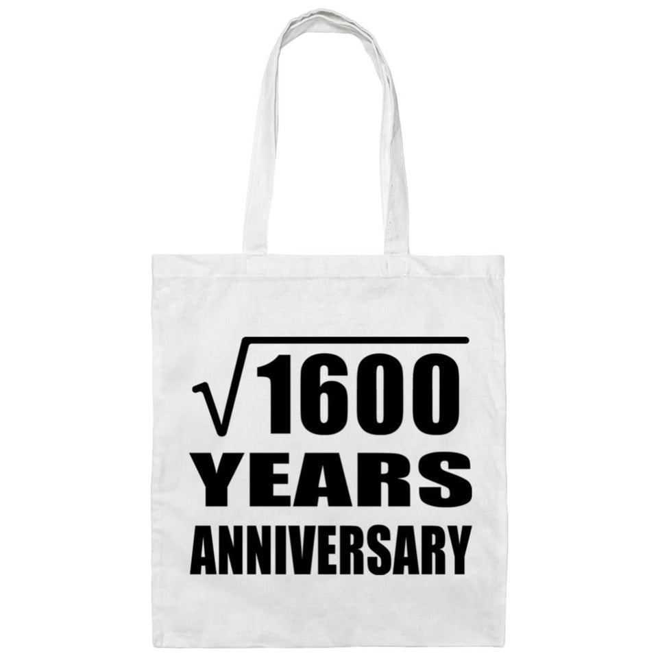 40th Anniversary Square Root of 1600 Years Anniversary - Tote Bag White
