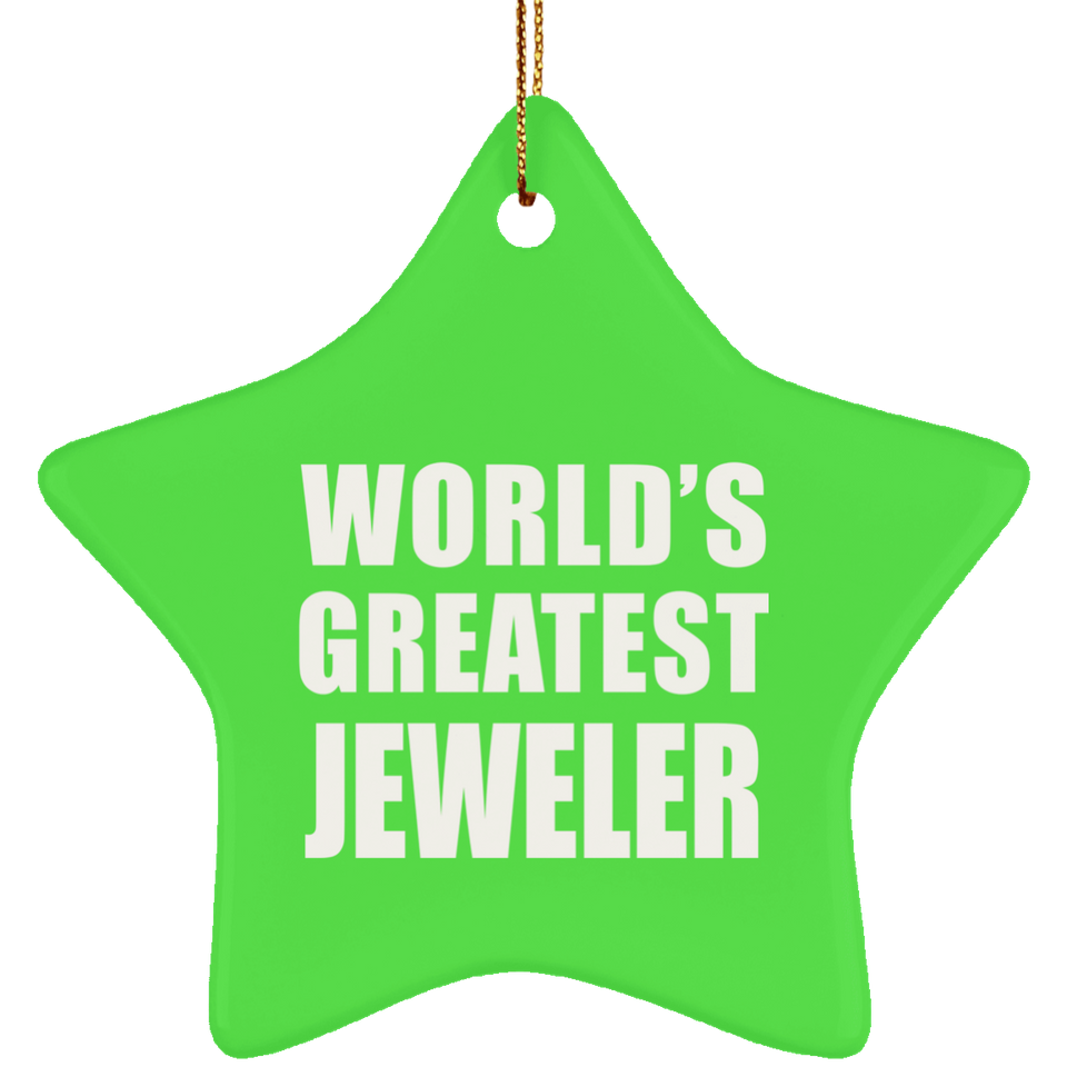 World's Greatest Jeweler - Star Ornament