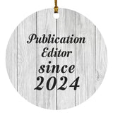 Publication Editor Since 2024 - Circle Ornament F
