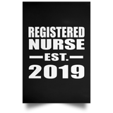 Registered Nurse Established EST. 2019 - Poster Portrait