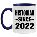 Historian Since 2022 - 11oz Accent Mug Purple