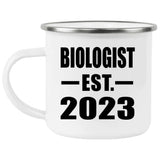 Biologist Established EST. 2023 - 12oz Camping Mug