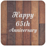 Happy 65th Anniversary - Drink Coaster E