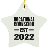 Vocational Counselor Established EST. 2022 - Star Ornament