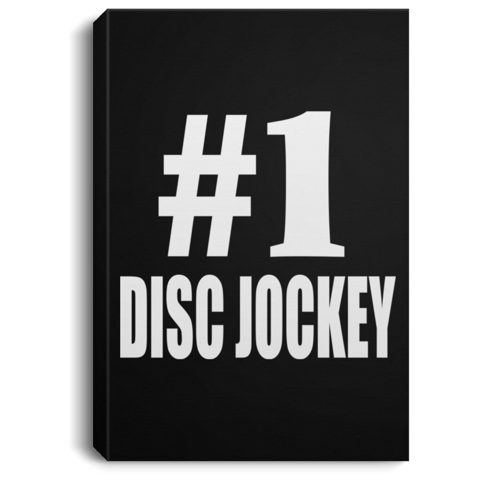 Number One #1 Disc Jockey - Canvas Portrait
